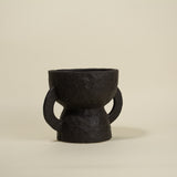 Ansa Black Amphora Vase