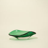 Aune Green Glass Tray