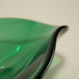 Aune Green Glass Tray