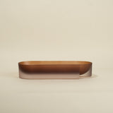 Fiona Smokey Brown Resin Bowl and Tray