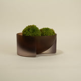 Fiona Smokey Brown Resin Bowl and Tray