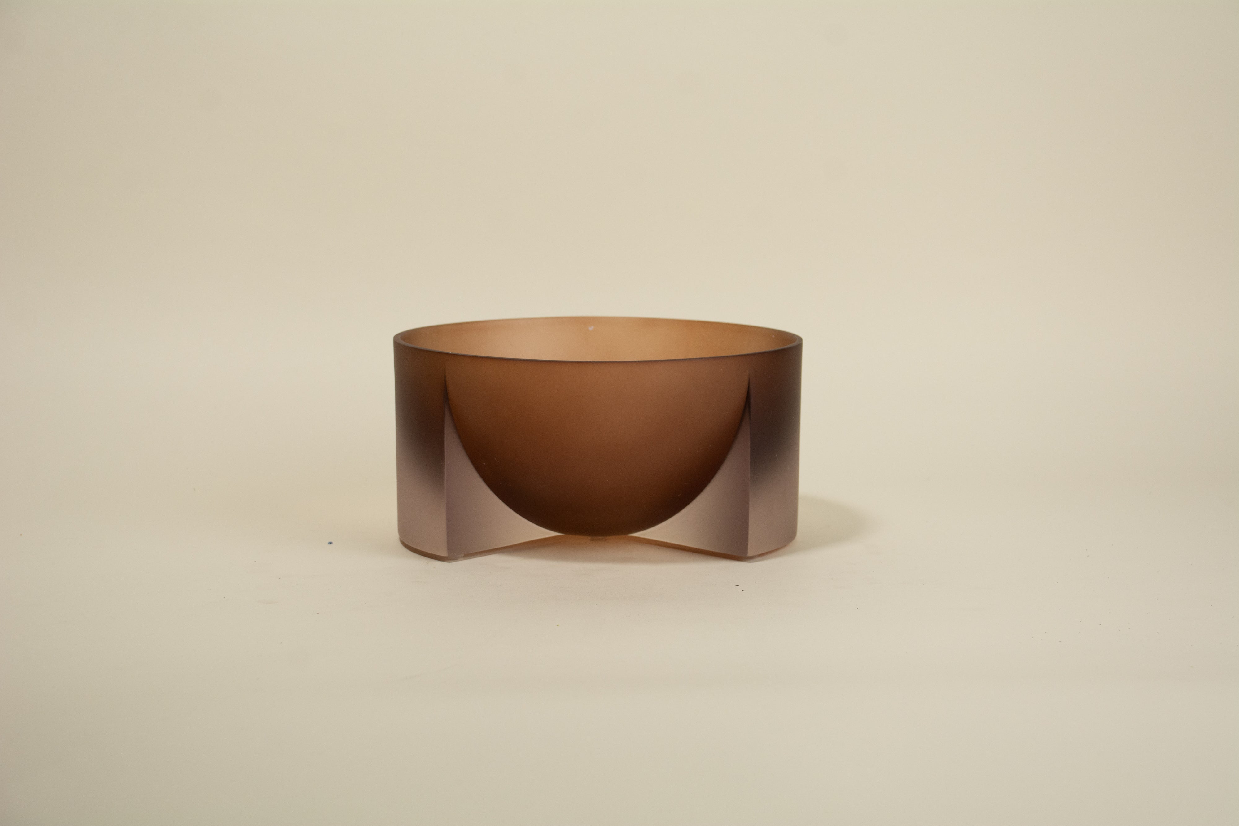 Fiona Smokey Brown Resin Bowl and Tray