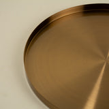 Karma Round Gold Tray