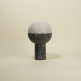 Kora Black and White Round Body Vase