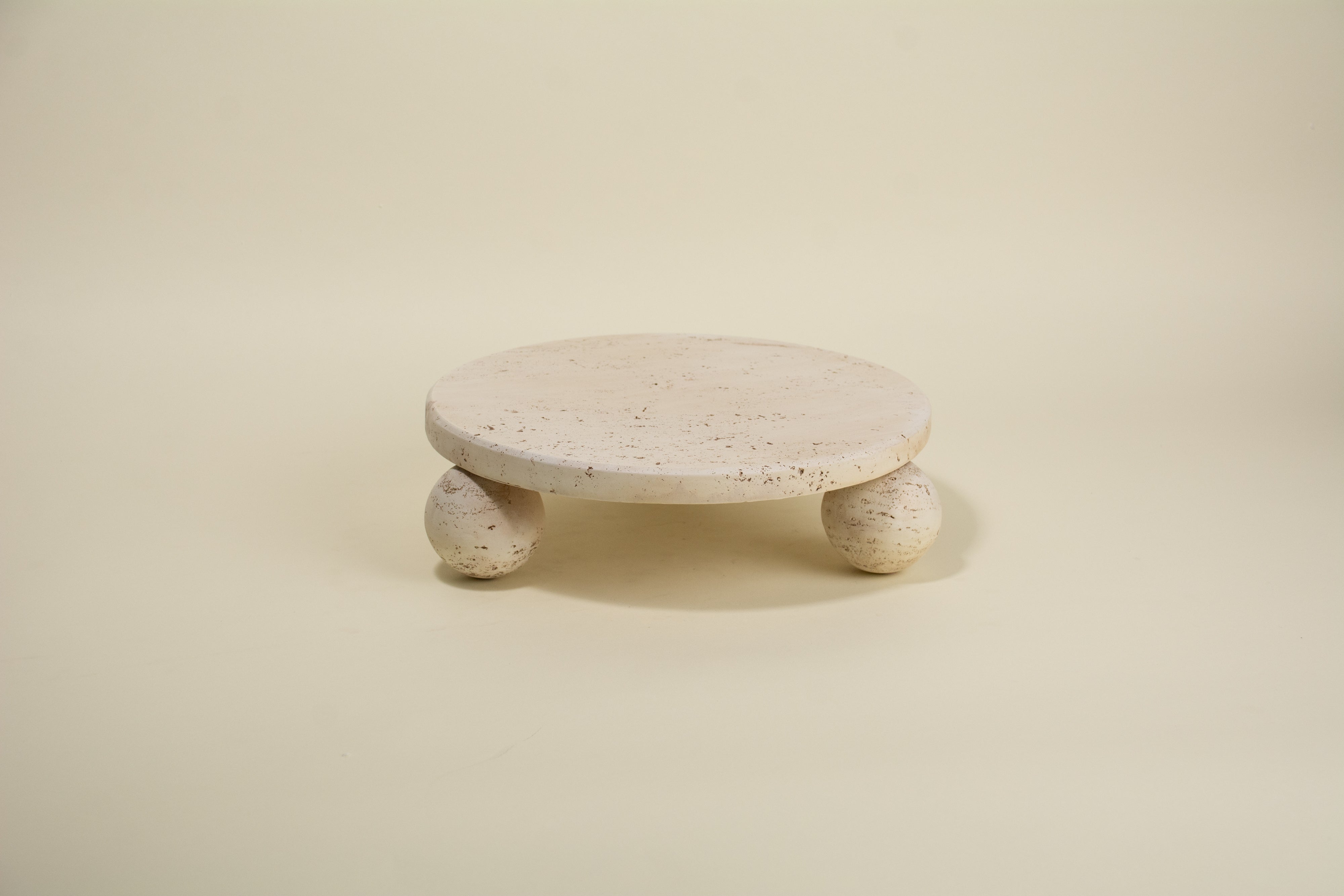 Melia Stone Footed Tray