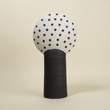 Mia Black and White Pillar Vase