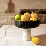 Nonie Textured Wide Pedestal Vase