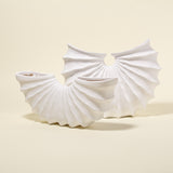 Strand Scalloped Conch Vase
