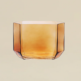 Amber Hexagon Vessel