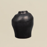 Sigrid Asymmetrical Black Vessel